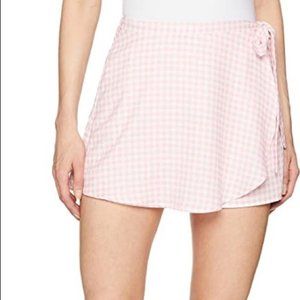 Show me your mumu pink plaid skort size XS NWT